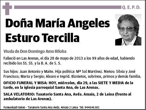 ESTURO TERCILLA,MARIA ANGELES