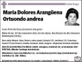 ARANGÜENA ORTUONDO,MARIA DOLORES
