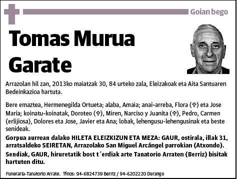 MURUA GARATE,TOMAS