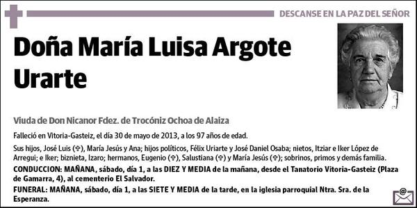 ARGOTE URARTE,MARIA LUISA