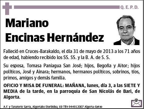 ENCINAS HERNANDEZ,MARIANO