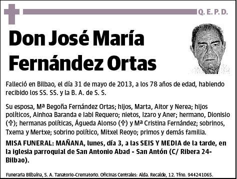 FERNANDEZ ORTAS,JOSE MARIA