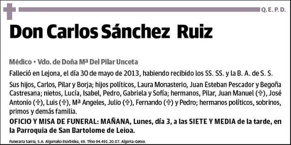 SANCHEZ RUIZ,CARLOS