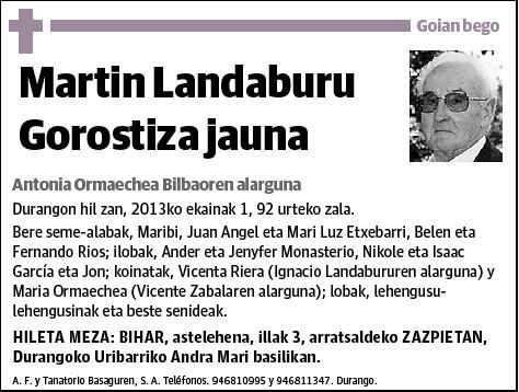 LANDABURU GOROSTIZA,MARTIN