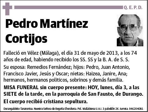 MARTINEZ CORTIJOS,PEDRO