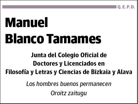 BLANCO TAMAMES,MANUEL