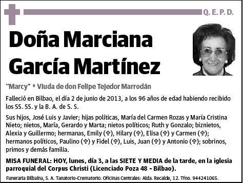 GARCIA MARTINEZ,MARCIANA