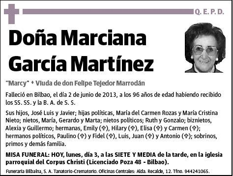 GARCIA MARTINEZ,MARCIANA