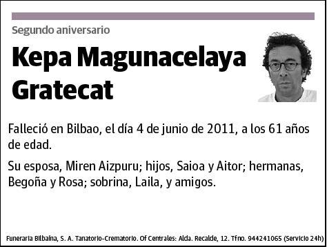 MAGUNACELAYA GRATECAT,KEPA