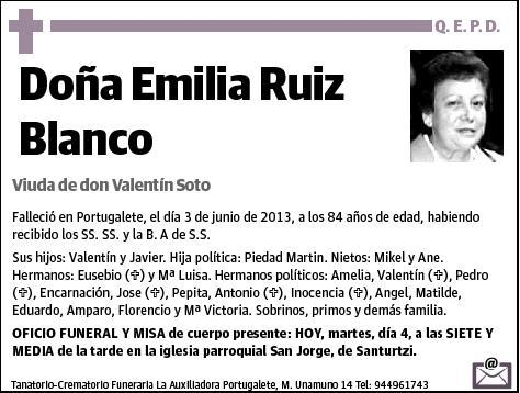 RUIZ BLANCO,EMILIA