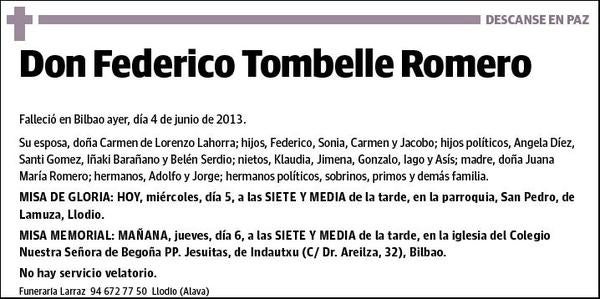 TOMBELLE ROMERO,FEDERICO