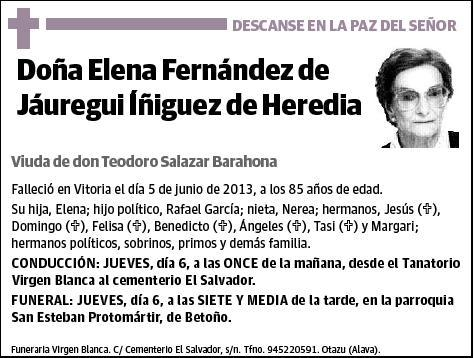 FERNANDEZ DE JAUREGUI IÑIGUEZ DE HEREDIA,ELENA