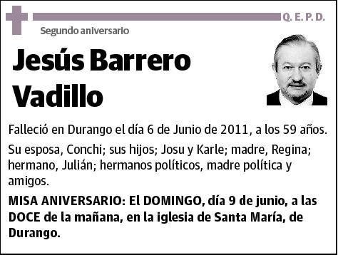 BARRERO VADILLO,JESÚS