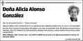 ALONSO GONZALEZ,ALICIA