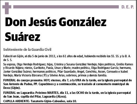 GONZALEZ SUAREZ,JESUS