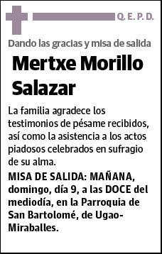 MORILLO SALAZAR,MERTXE