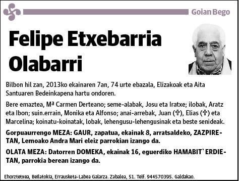 ETXEBARRIA OLABARRI,FELIPE