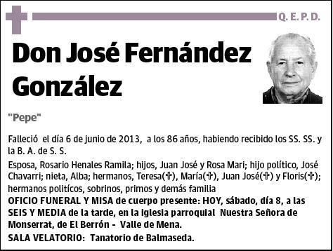 FERNANDEZ GONZALEZ,JOSE