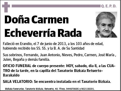 ECHEVARRIA RADA,CARMEN