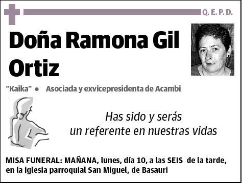 GIL ORTIZ,RAMONA