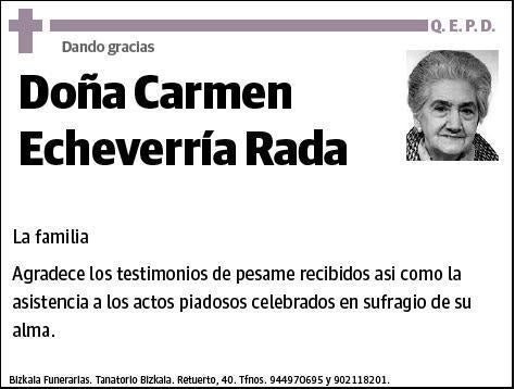 ECHEVERRIA RADA,CARMEN