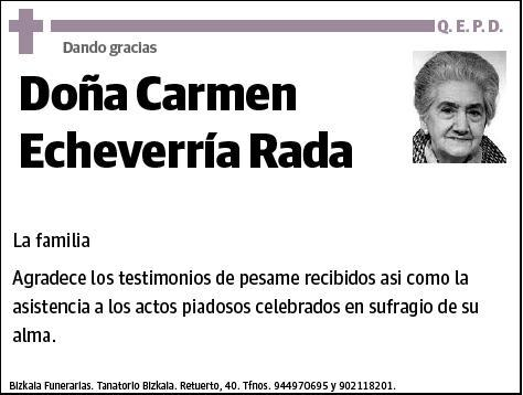 ECHEVERRIA RADA,CARMEN