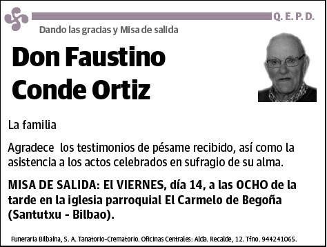 CONDE ORTIZ,FAUSTINO