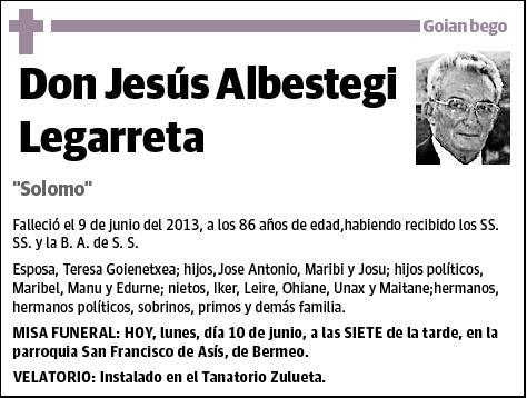 ALBESTEGI LEGARRETA,JESUS