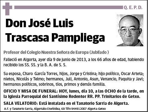 TRASCASA PAMPLIEGA,JOSE LUIS