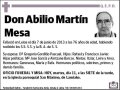 MARTIN MESA,ABILIO