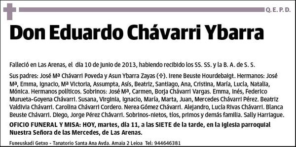 CHAVARRI YBARRA,EDUARDO