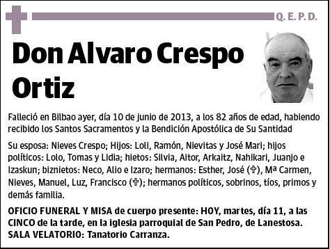 CRESPO ORTIZ,ALVARO