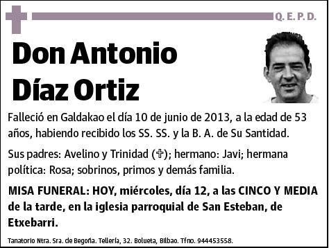 DIAZ ORTIZ,ANTONIO