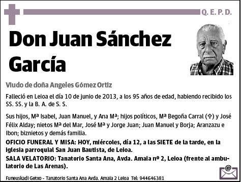 SANCHEZ GARCIA,JUAN