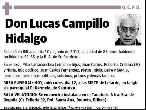 CAMPILLO HIDALGO,LUCAS