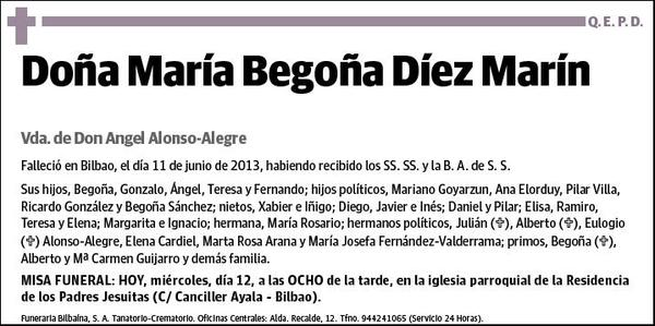 DIEZ MARIN,MARIA BEGOÑA