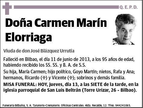 MARIN ELORRIAGA,CARMEN