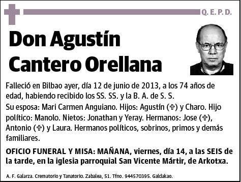 CANTERO ORELLANA,AGUSTIN