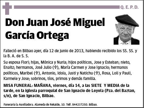 GARCIA ORTEGA,JUAN JOSE MIGUEL