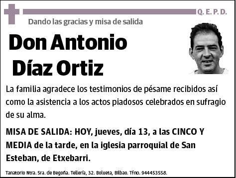 DIAZ ORTIZ,ANTONIO