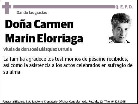 MARIN ELORRIAGA,CARMEN