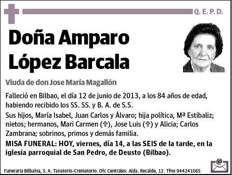 LOPEZ BARCALA,AMPARO