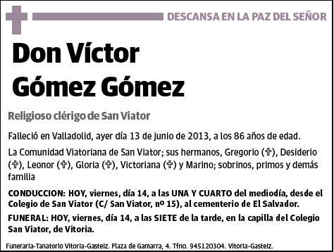 GOMEZ GOMEZ,VICTOR