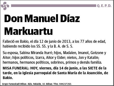 DIAZ MARKUARTU,MANUEL