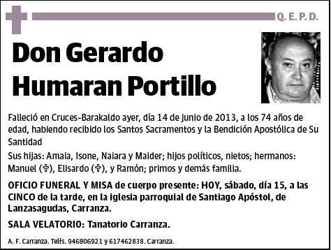 HUMARAN PORTILLO,GERARDO