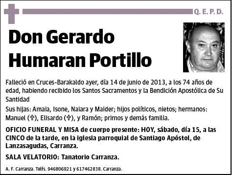 HUMARAN PORTILLO,GERARDO