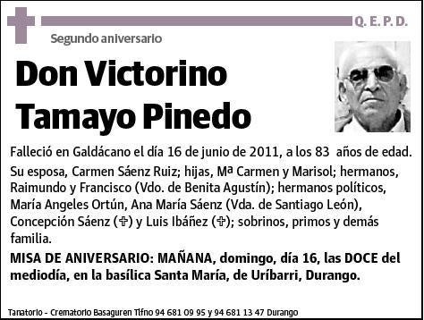 TAMAYO PINEDO,VICTORINO