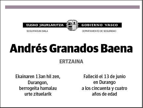 GRANADOS BAENA,ANDRES