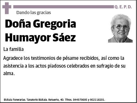 HUMAYOR SAEZ,GREGORIA
