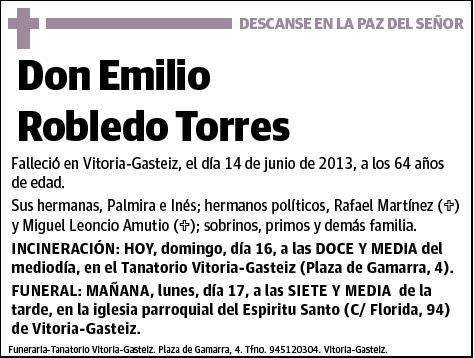 ROBLEDO TORRES,EMILIO